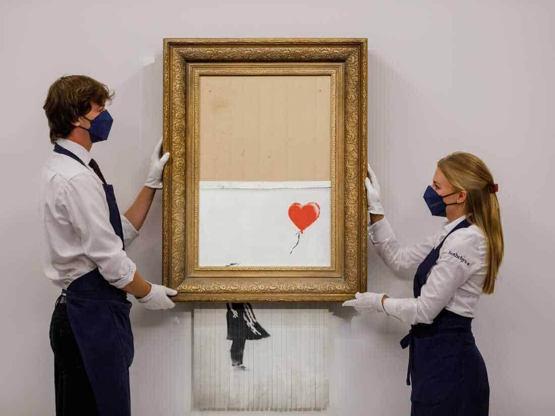 PR stunt voorbeeld: Banksy - The girl with the balloon